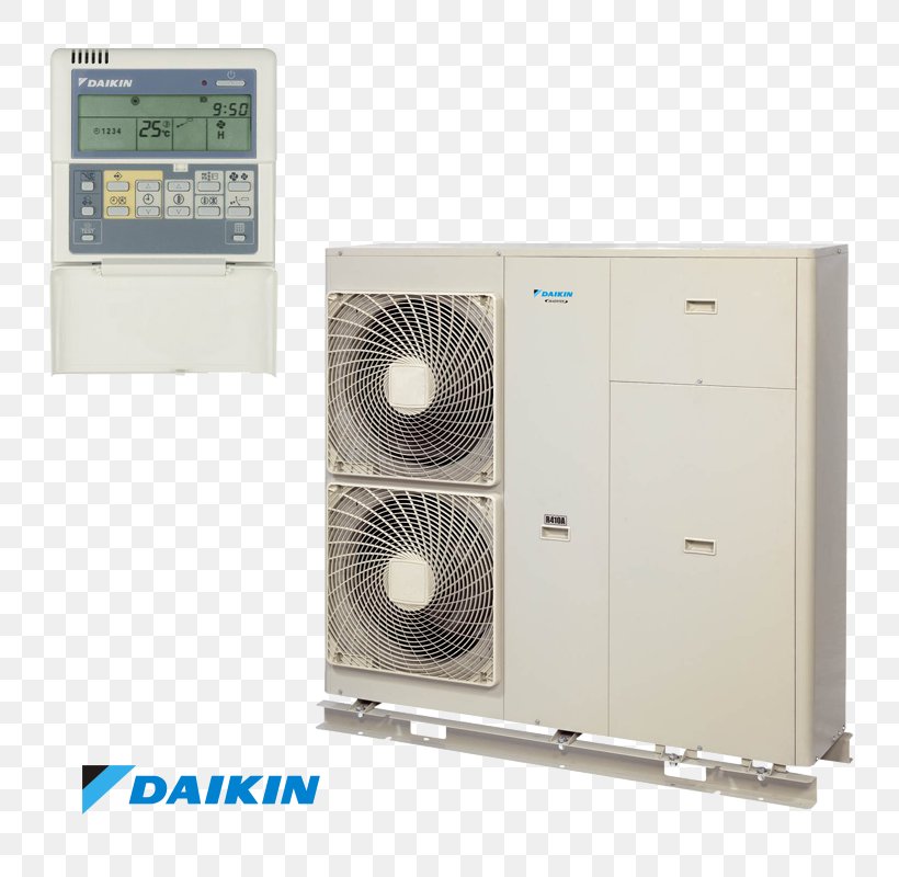 Heat Pump Daikin Water Chiller Variable Refrigerant Flow, PNG, 800x800px, Heat Pump, Air, Air Conditioning, Chiller, Climatizzatore Download Free