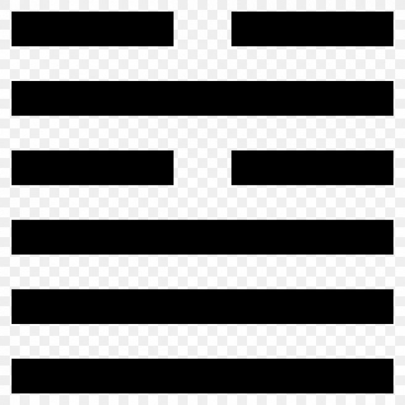 I Ching Yijing Hexagram Symbols Bagua Xiǎo Chù, PNG, 1200x1200px, I Ching, Arashikage, Area, Bagua, Black Download Free