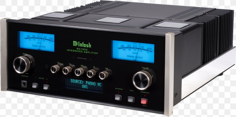 McIntosh Laboratory AV Receiver Integrated Amplifier Audio High Fidelity, PNG, 900x447px, Mcintosh Laboratory, Amplifier, Audio, Audio Equipment, Audio Power Amplifier Download Free