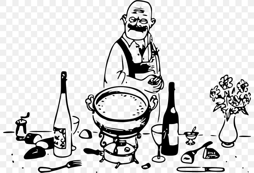 Chef Clip Art, PNG, 800x558px, Chef, Art, Black And White, Cartoon, Cooking Download Free