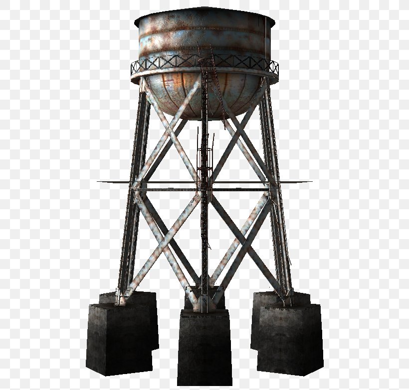 Fallout 3 Fallout 4 Water Tower, PNG, 551x783px, Watercolor, Cartoon, Flower, Frame, Heart Download Free