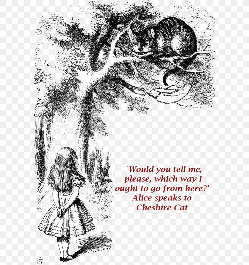 Alice's Adventures In Wonderland And Through The Looking-Glass Cheshire Cat White Rabbit, PNG, 600x870px, Cheshire Cat, Adventures In Wonderland, Alice, Alice In Wonderland, Art Download Free