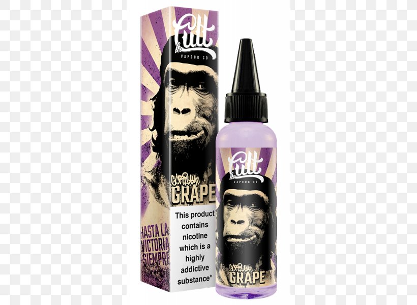 Gorilla Grape Flavor Liquid Purple, PNG, 600x600px, Gorilla, Cosmetics, Cult Film, Explosion, Flavor Download Free