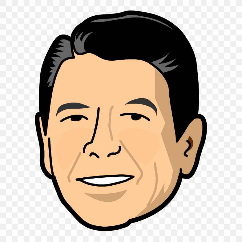 Ronald Reagan UCLA Medical Center President Of The United States Clip Art, PNG, 880x880px, Ronald Reagan, Cartoon, Cheek, Chin, Drawing Download Free