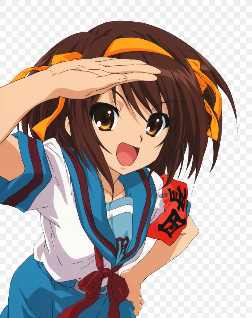 Haruhi Suzumiya Yuki Nagato YouTube M.U.G.E.N, PNG, 2869x3624px, Watercolor, Cartoon, Flower, Frame, Heart Download Free