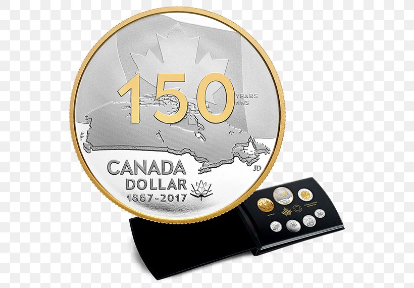 150th Anniversary Of Canada Royal Canadian Mint Dollar Coin, PNG, 570x570px, 150th Anniversary Of Canada, Brand, Canada, Canadian Dollar, Canadian Silver Dollar Download Free