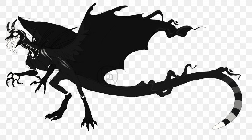 Dragon Black & White, PNG, 2482x1381px, Dragon, Amphibian, Black White M, Blackandwhite, Cartoon Download Free
