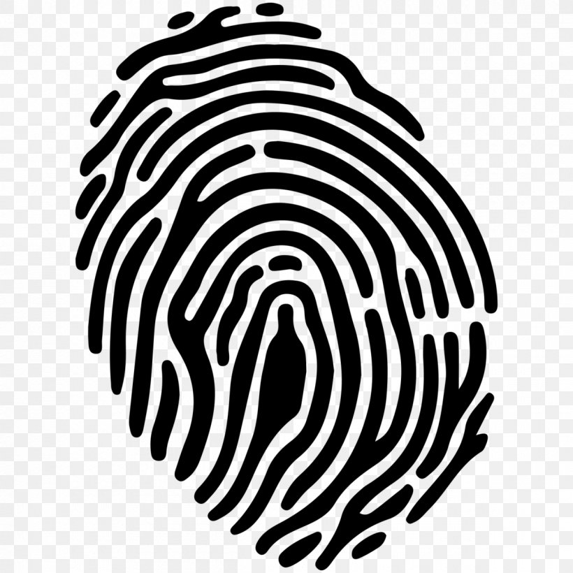 Fingerprint Shape Clip Art, PNG, 1200x1200px, Fingerprint, Black And White, Color, Finger, Monochrome Download Free