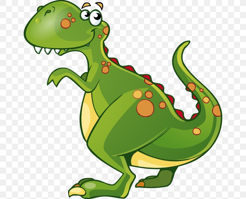 Dinosaur, PNG, 662x665px, Cartoon, Animal Figure, Dinosaur, Green, Reptile Download Free