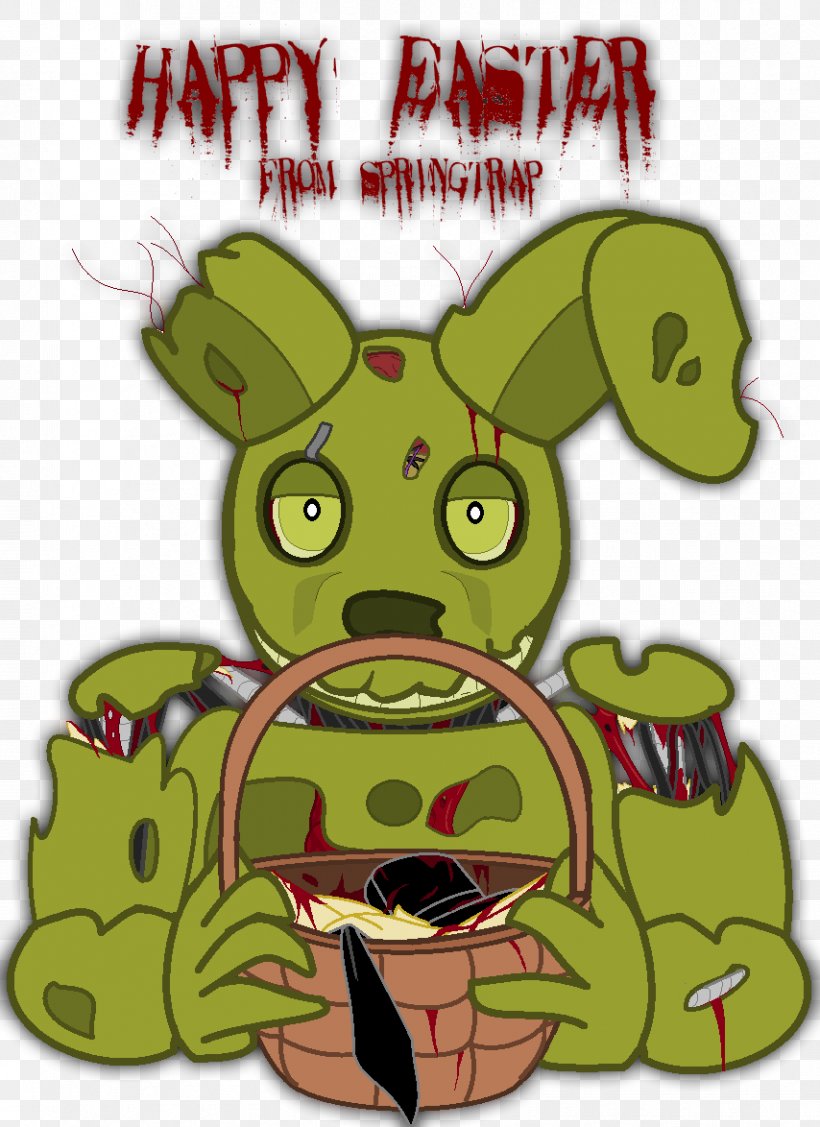 Five Nights At Freddy's 3 Easter Bunny Five Nights At Freddy's 2 Chocolate Bunny, PNG, 854x1174px, Five Nights At Freddy S 3, Amphibian, Carnivoran, Cartoon, Chocolate Bunny Download Free