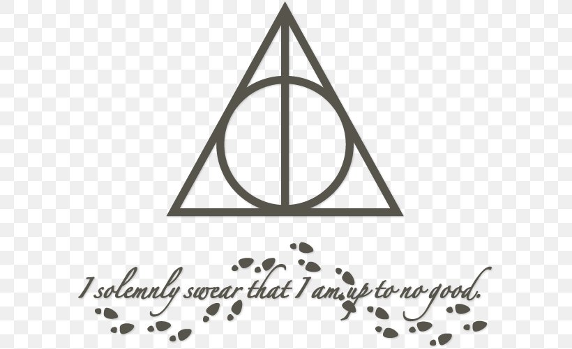 Harry Potter And The Deathly Hallows Hermione Granger Symbol Decal, PNG, 600x501px, Hermione Granger, Area, Black And White, Book, Brand Download Free