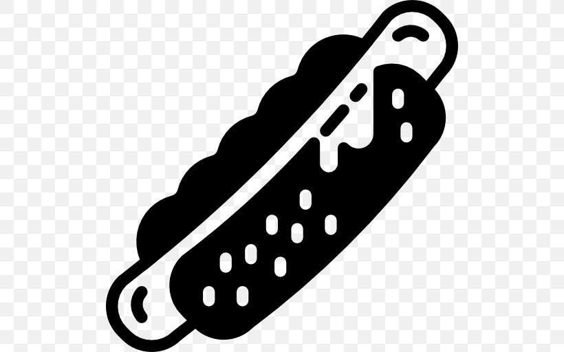 Hot Dog Fast Food Clip Art, PNG, 512x512px, Hot Dog, Artwork, Black And White, Dish, Fast Food Download Free