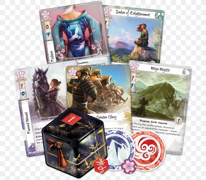 Legend Of The Five Rings: The Card Game Set Fantasy Flight Games Changeling: The Lost, PNG, 718x715px, Set, Action Figure, Board Game, Card Game, Changeling The Lost Download Free
