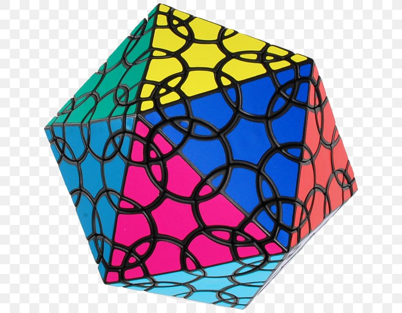 Puzzle Symmetry Icosahedron Rubik's Cube Black Body, PNG, 640x640px, Puzzle, Area, Black, Black Body, Clover Download Free