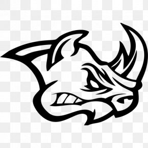 Car - Rhinoceros Decal Bumper Sticker Paper PNG