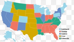 Trump 2020 - United States Republican Party Presidential Primaries, 2000 Democratic Party Red States And Blue States PNG