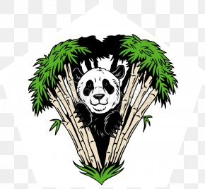 Temporary Tattoos - Giant Panda Wall Decal Tattoo PNG