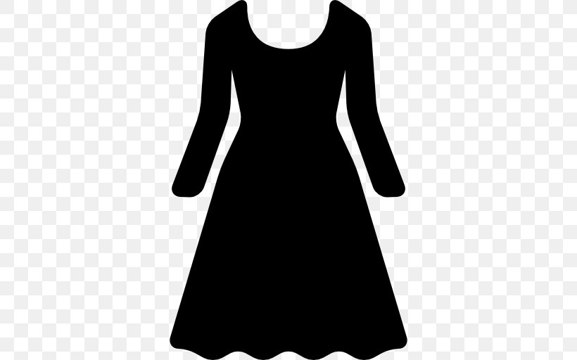 Dress Sleeve Clothing, PNG, 512x512px, Dress, Black, Black And White, Clothing, Day Dress Download Free