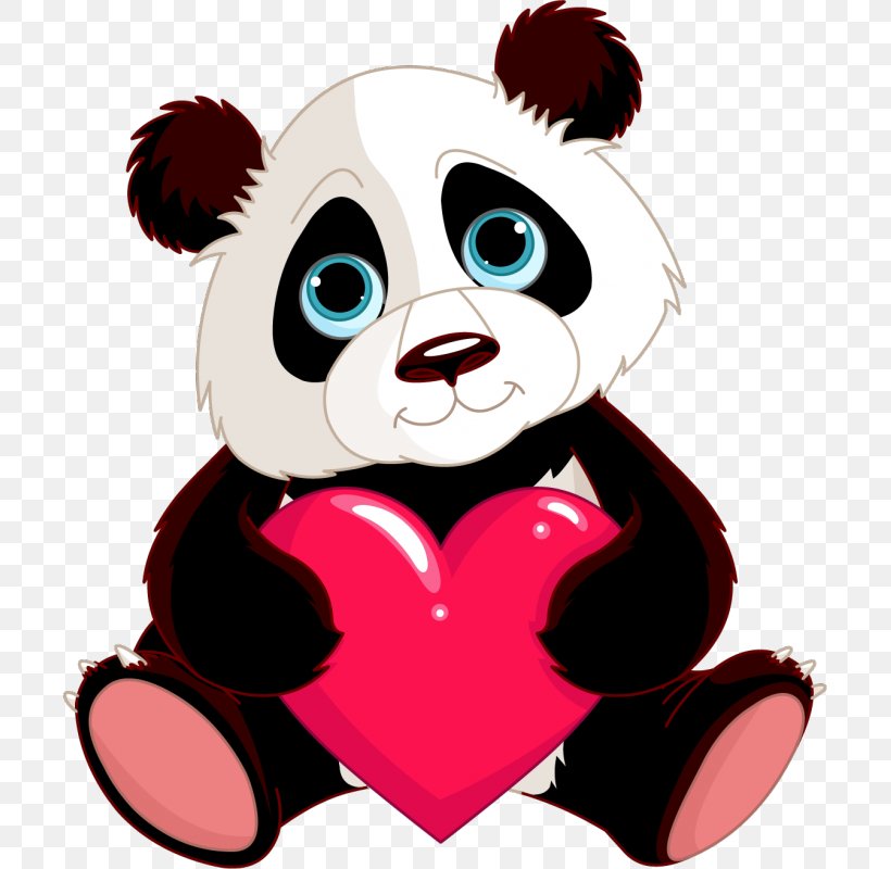 Giant Panda Red Panda Bear, PNG, 800x800px, Watercolor, Cartoon, Flower, Frame, Heart Download Free