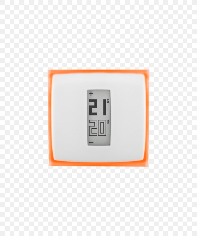 Smart Thermostat Netatmo Home Automation Kits Central Heating, PNG, 700x980px, Thermostat, Boiler, Central Heating, Electric Heating, Electronics Download Free