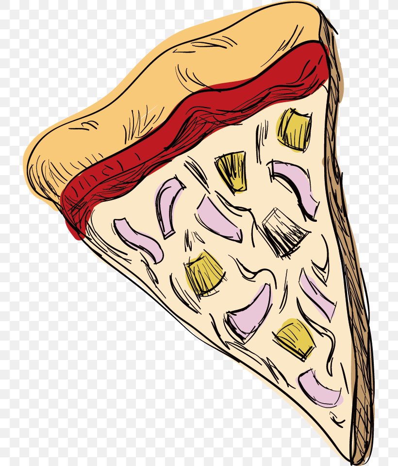 Pizza Food Clip Art, PNG, 725x958px, Watercolor, Cartoon, Flower, Frame, Heart Download Free