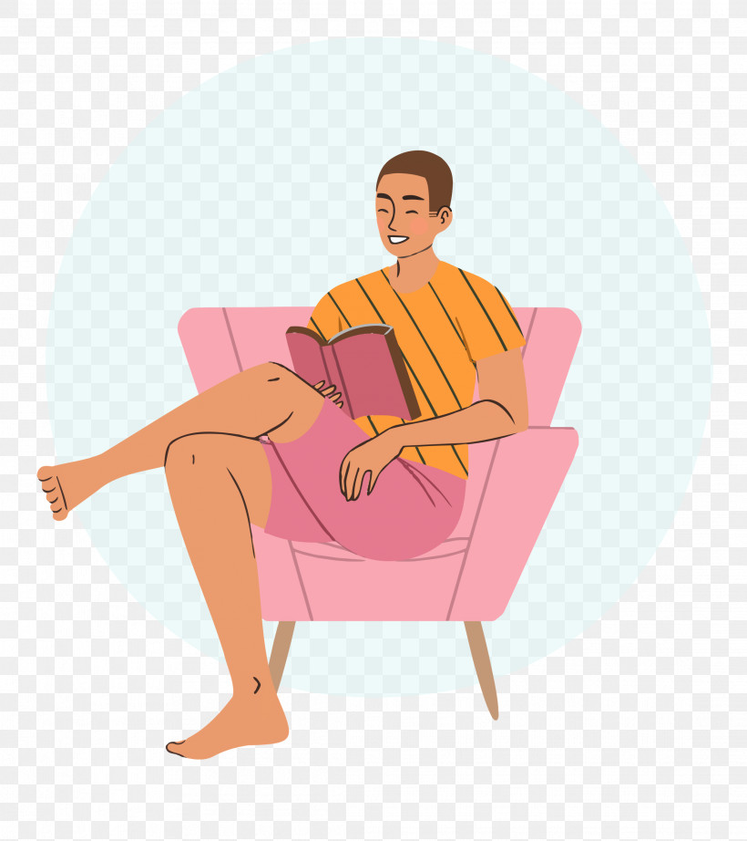 Reading Book Free Time Sofa, PNG, 2222x2500px, Reading Book, Angle, Cartoon, Chair, Free Time Download Free
