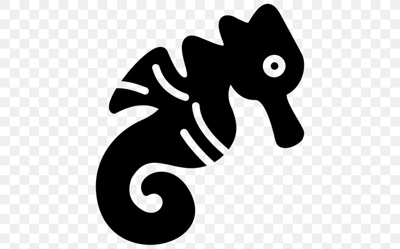 Seahorse Cartoon Clip Art Fish Black-and-white, PNG, 512x512px, Seahorse, Animal Figure, Blackandwhite, Cartoon, Fish Download Free