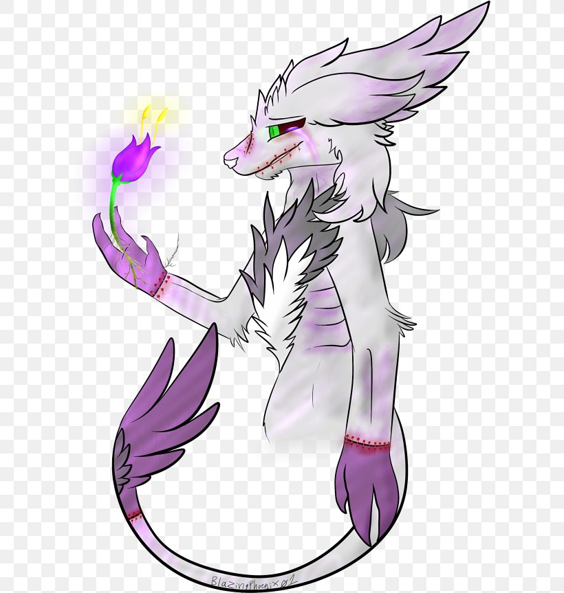 Sephiroth Dragon Purple Grey, PNG, 606x863px, Watercolor, Cartoon, Flower, Frame, Heart Download Free