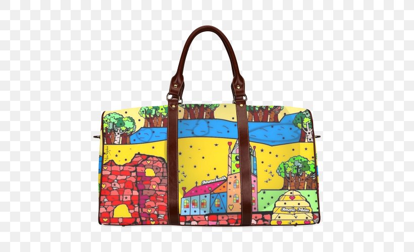 Tote Bag Water Lilies Duffel Bags Clothing, PNG, 500x500px, Tote Bag, Art, Art Deco, Bag, Brand Download Free