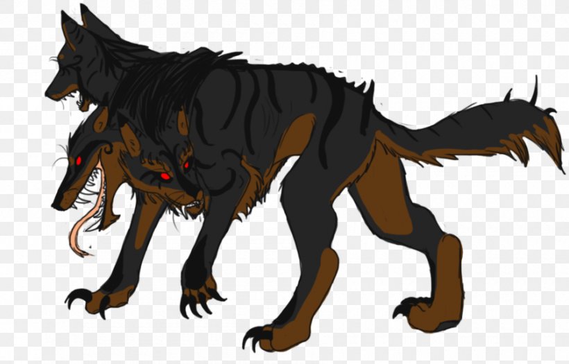 Canidae Puppy Hellhound Hades Cerberus, PNG, 900x577px, Canidae, Art, Carnivoran, Cerberus, Demon Download Free