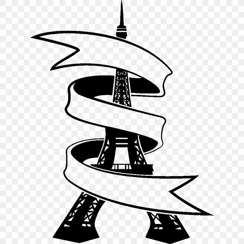Eiffel Tower Clip Art, PNG, 974x974px, Eiffel Tower, Art, Artwork, Black, Black And White Download Free