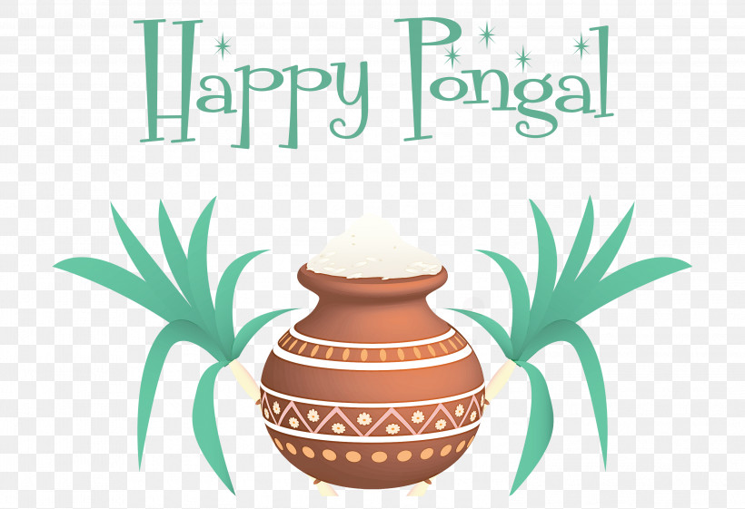 Pongal Thai Pongal Harvest Festival, PNG, 2999x2053px, Pongal, Abstract Art, Cartoon, Drawing, Harvest Festival Download Free