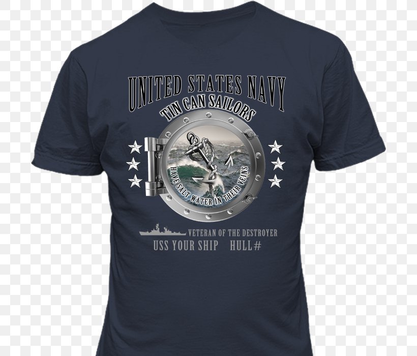 T-shirt United States Navy United States Navy Sailor, PNG, 700x700px, Tshirt, Active Shirt, Brand, Clothing, Destroyer Download Free