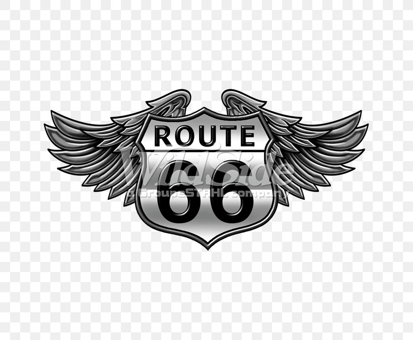 U.S. Route 66 T-shirt Sleeve Tattoo Road, PNG, 675x675px, Us Route 66, Abziehtattoo, Black And White, Brand, Emblem Download Free
