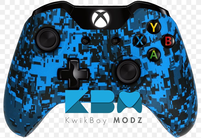 Xbox One Controller Xbox 360 Controller Game Controllers, PNG, 800x562px, Xbox One Controller, All Xbox Accessory, Blue, Electric Blue, Fallout Download Free