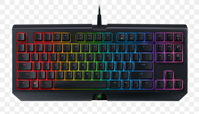 Computer Keyboard Razer BlackWidow Chroma V2 Gaming Keypad RGB Color Model, PNG, 1600x919px, Computer Keyboard, Computer Component, Display Device, Electrical Switches, Electronic Component Download Free