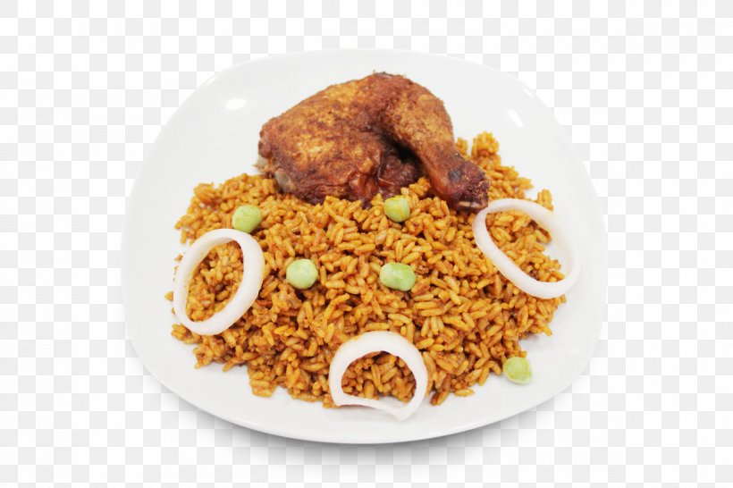 Jollof Rice Nigerian Cuisine Couscous Restaurant African Cuisine, PNG, 1200x800px, Jollof Rice, African Cuisine, Arroz Con Pollo, Asian Food, Biryani Download Free