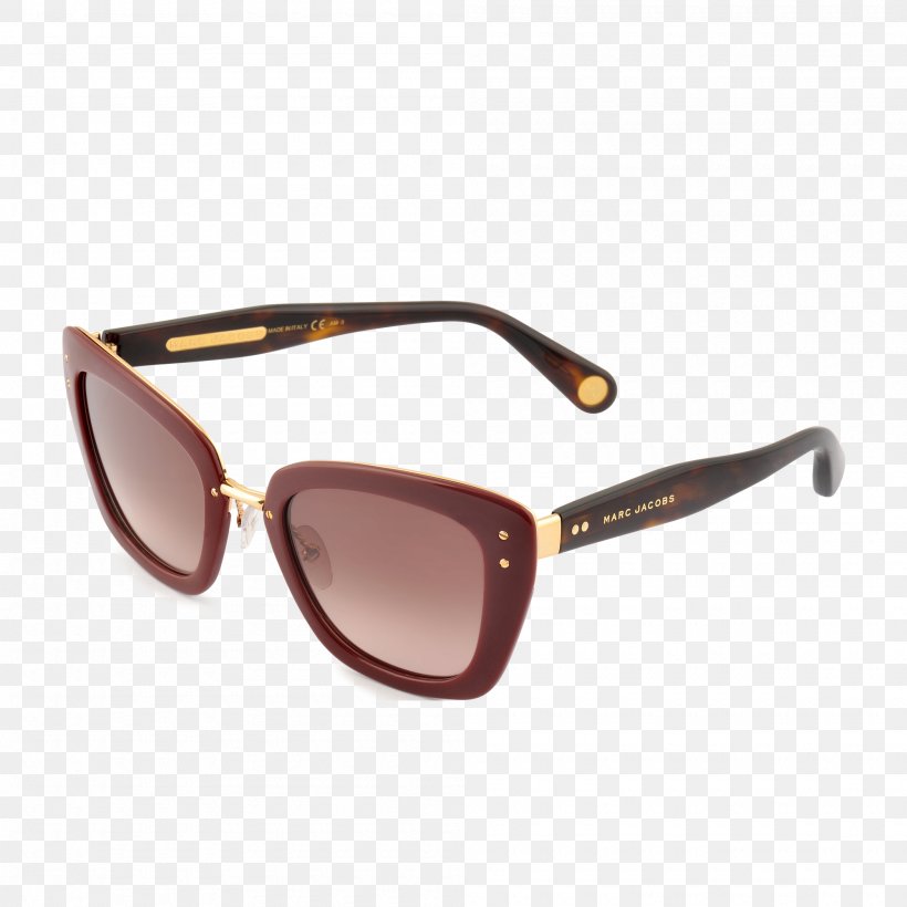Sunglasses Marc Jacobs Clothing Accessories, PNG, 2000x2000px, Sunglasses, Aviator Sunglasses, Beige, Brown, Caramel Color Download Free