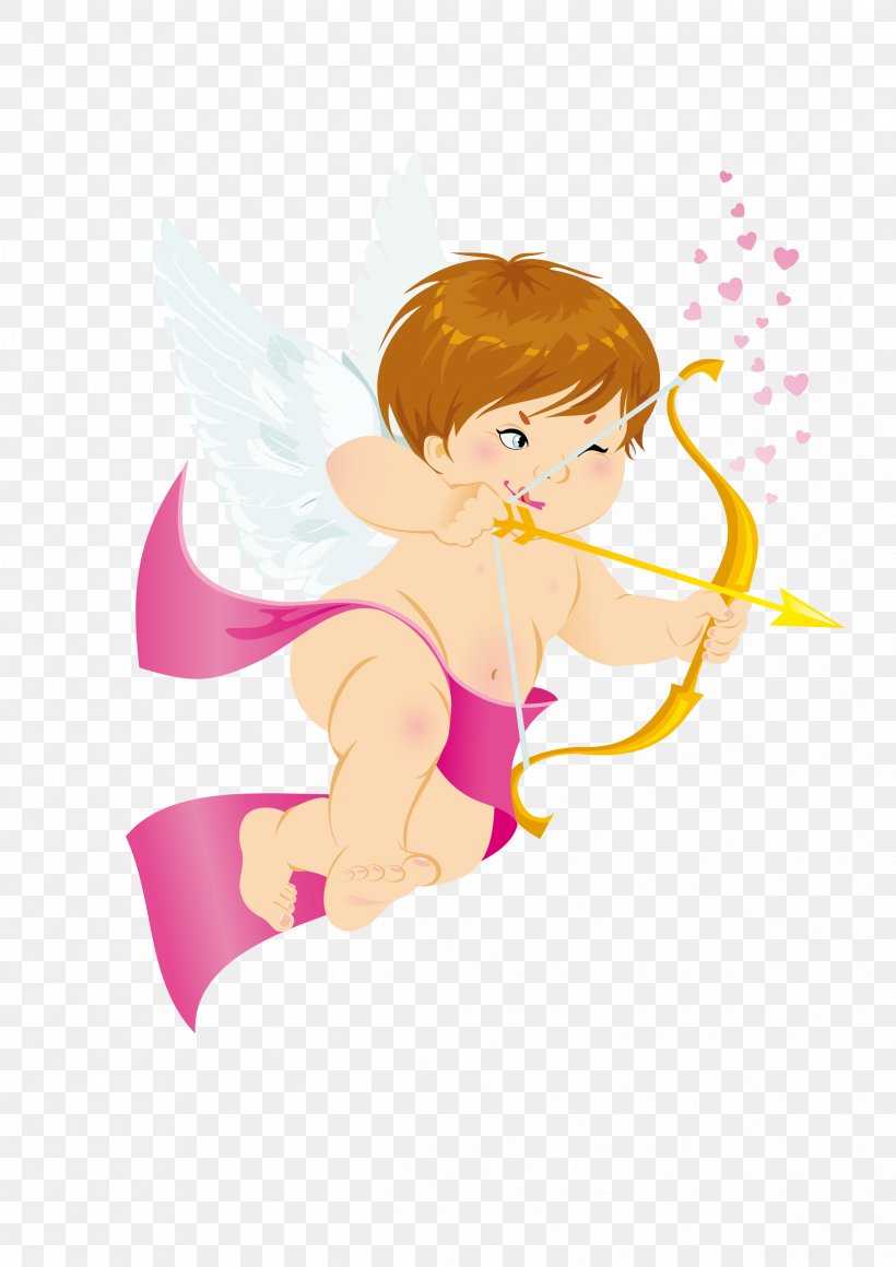Cherub Cupid Angel Clip Art, PNG, 2479x3508px, Watercolor, Cartoon, Flower, Frame, Heart Download Free