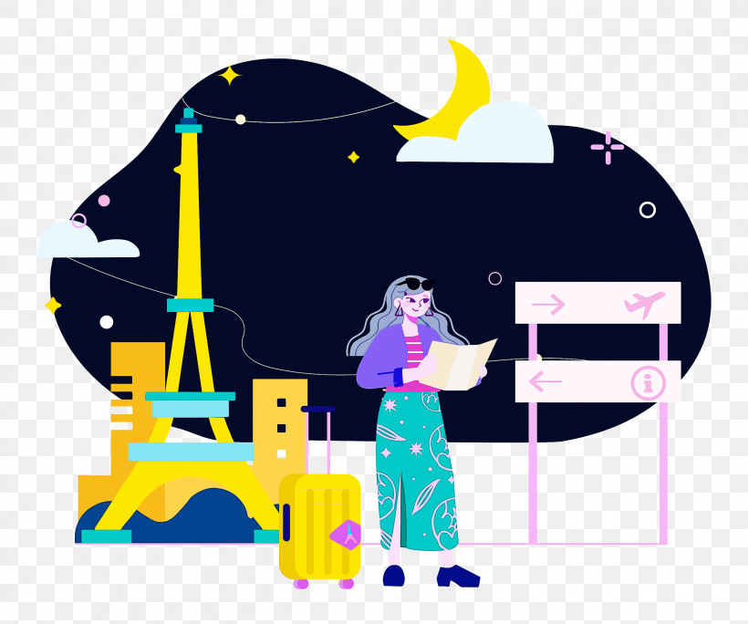 Paris Travel, PNG, 2500x2086px, Paris, Cartoon, Geometry, Line, Mathematics Download Free