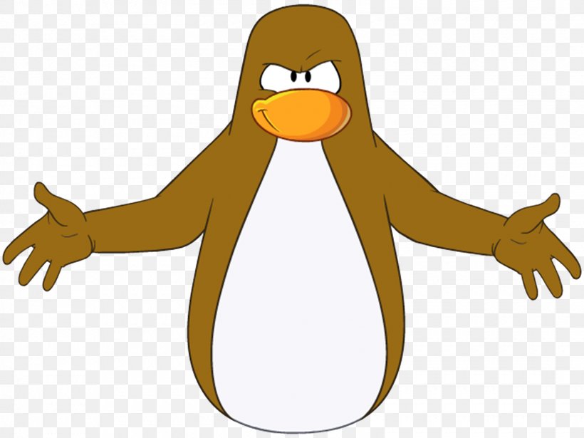 Club Penguin Duck Clip Art Mumble, PNG, 1600x1200px, Penguin, Beak, Bird, Cartoon, Clothing Download Free