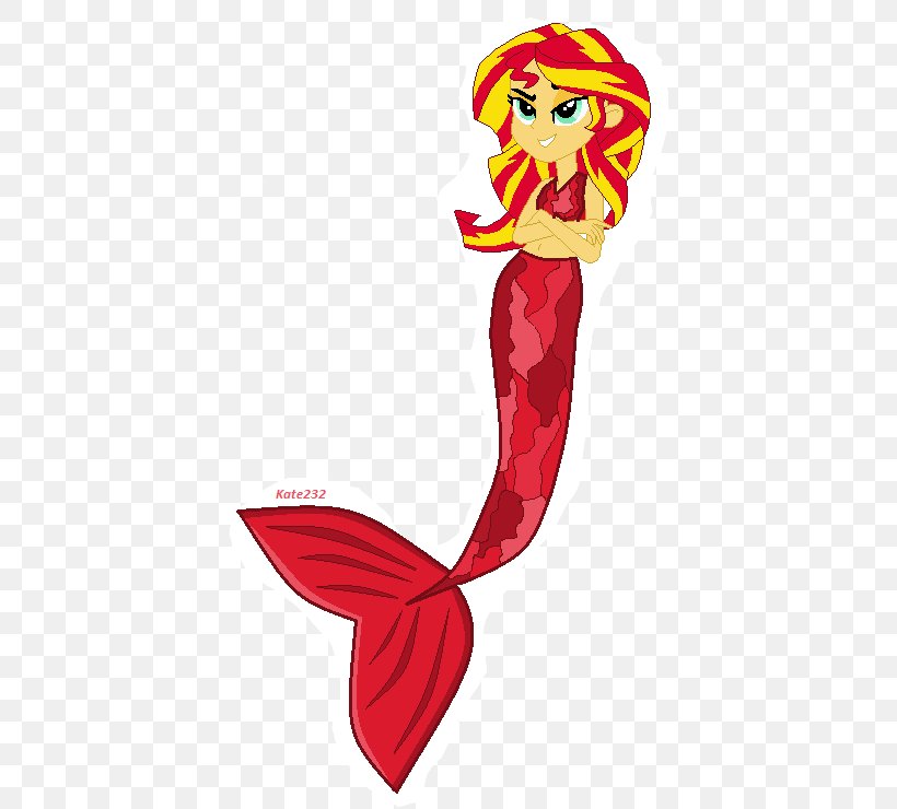 Sunset Shimmer Mermaid Pinkie Pie Pony Rarity, PNG, 440x740px, Sunset Shimmer, Art, Cartoon, Equestria, Fictional Character Download Free