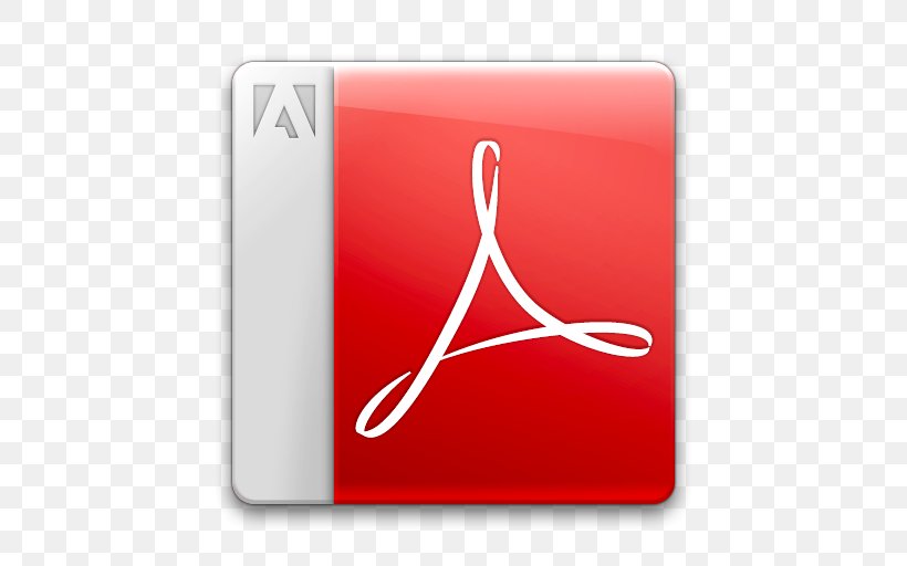 Adobe Acrobat Portable Document Format Adobe Reader, PNG, 512x512px, Adobe Acrobat, Adobe Reader, Adobe Systems, Brand, Computer Software Download Free