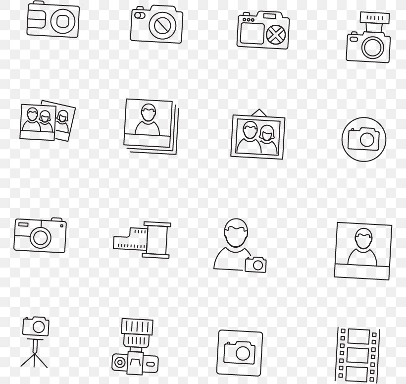 Camera Icon, PNG, 766x775px, Camera, Area, Black And White, Camera Lens, Diagram Download Free
