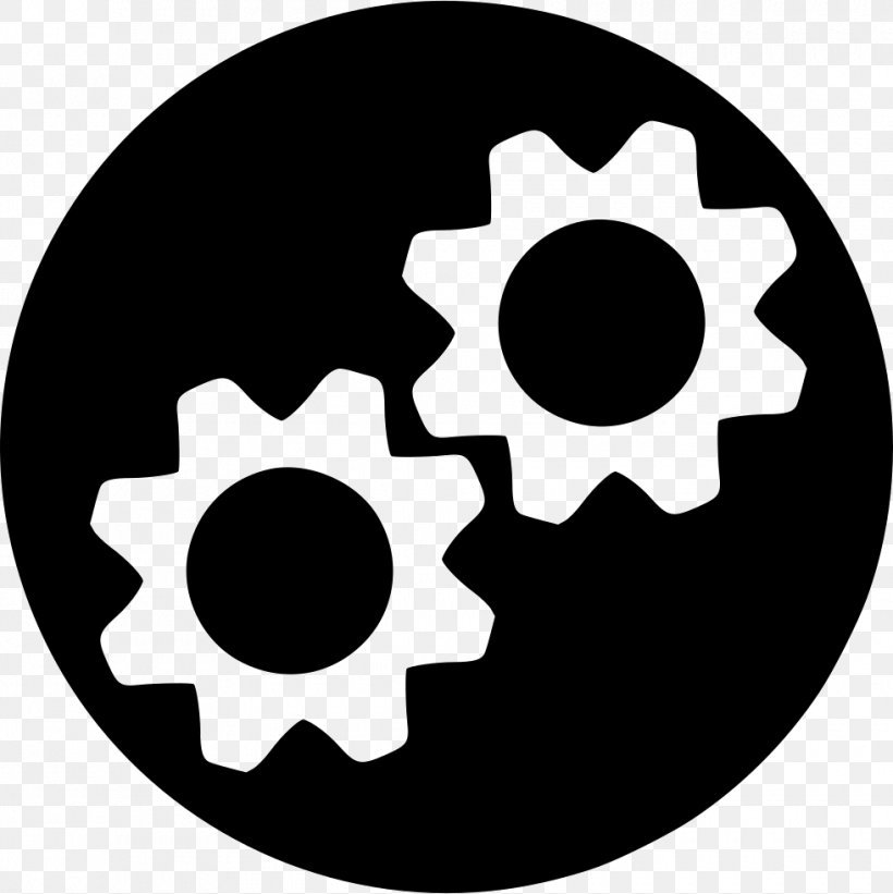 Symbol Clip Art, PNG, 980x982px, Symbol, Black, Black And White, Electric Motor, Gear Download Free