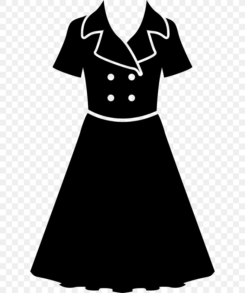 Little Black Dress Vintage Clothing Fashion, PNG, 618x980px, Little Black Dress, Black, Black And White, Clothing, Cocktail Dress Download Free