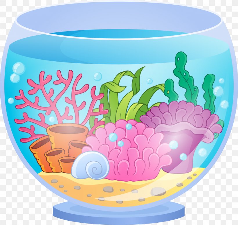 Aquarium Goldfish Clip Art, PNG, 1632x1549px, Aquarium, Cartoon, Cup, Drinkware, Fish Download Free