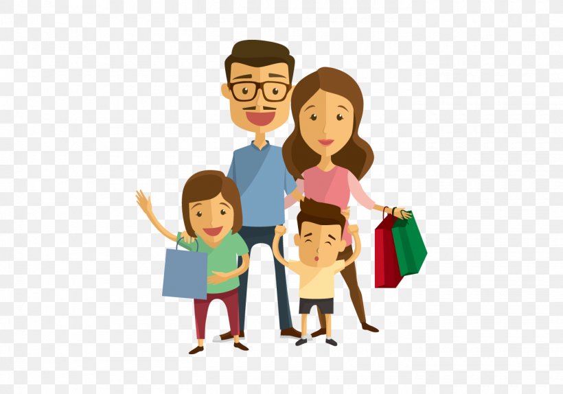 Family Euclidean Vector Illustration, PNG, 1400x980px, Family, Animation, Art, Boy, Cartoon Download Free