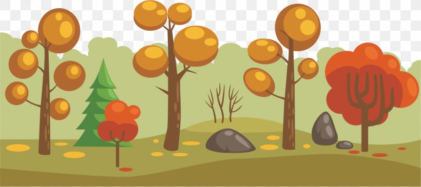Forest Autumn Download, PNG, 1332x594px, Forest, Android, Art, Autumn, Cartoon Download Free