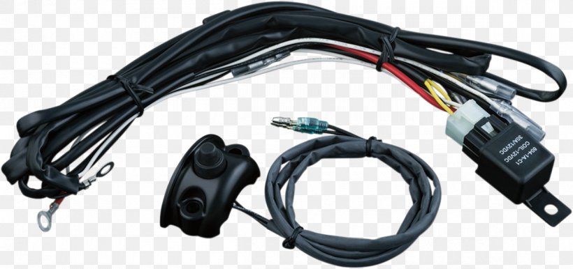 Light Electrical Wires & Cable Wiring Diagram Cable Harness Relay, PNG, 1200x565px, Light, Ac Adapter, All Xbox Accessory, Auto Part, Automotive Exterior Download Free